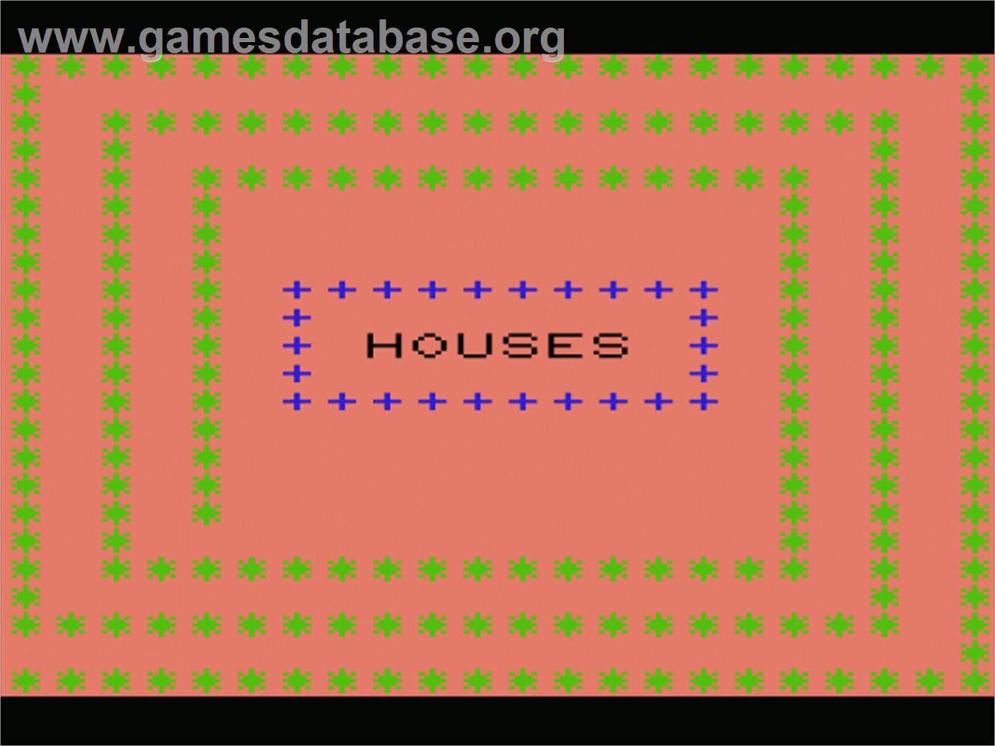 Houses - Commodore VIC-20 - Artwork - Title Screen