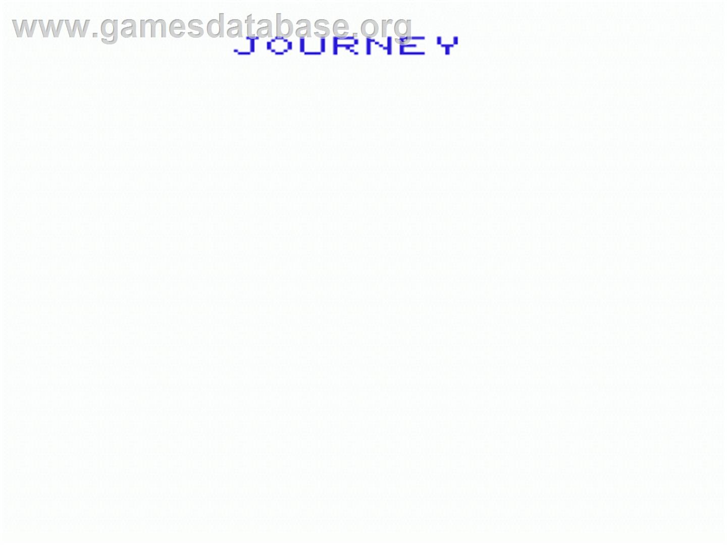 Journey - Commodore VIC-20 - Artwork - Title Screen