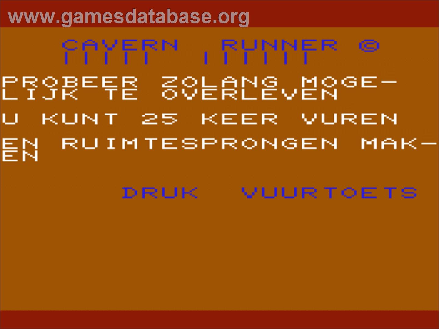 Lode Runner - Commodore VIC-20 - Artwork - Title Screen