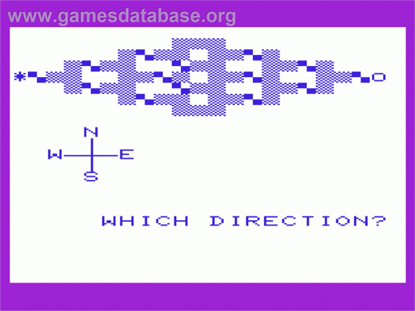 Maths Maze - Commodore VIC-20 - Artwork - Title Screen
