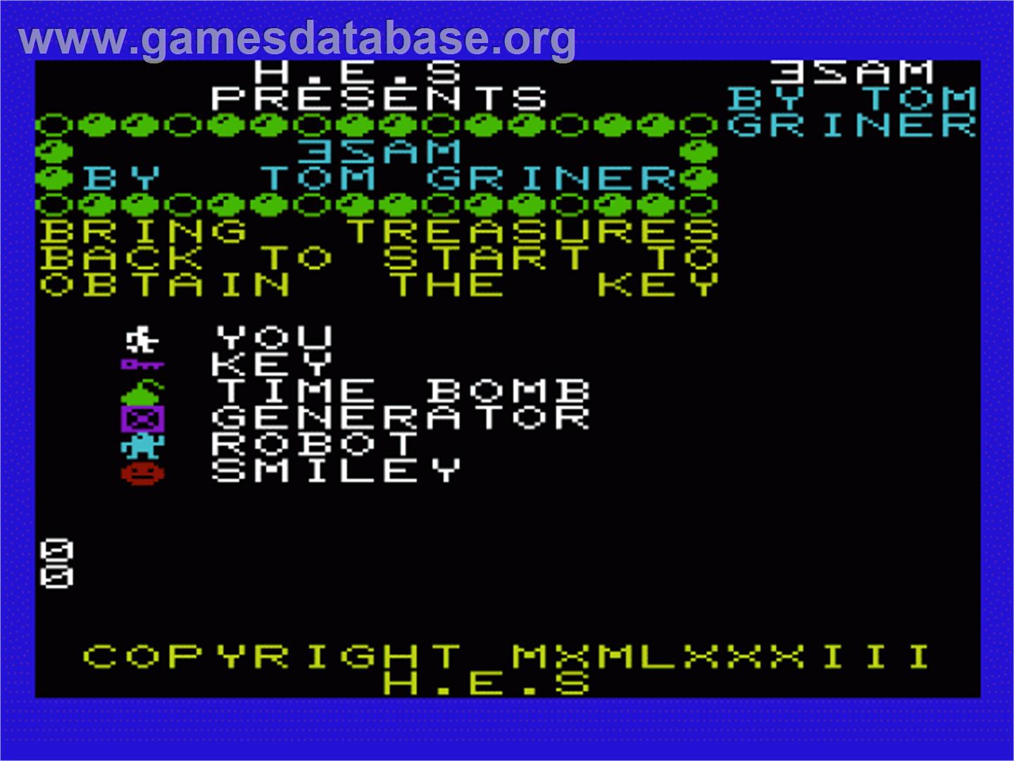 Maze - Commodore VIC-20 - Artwork - Title Screen