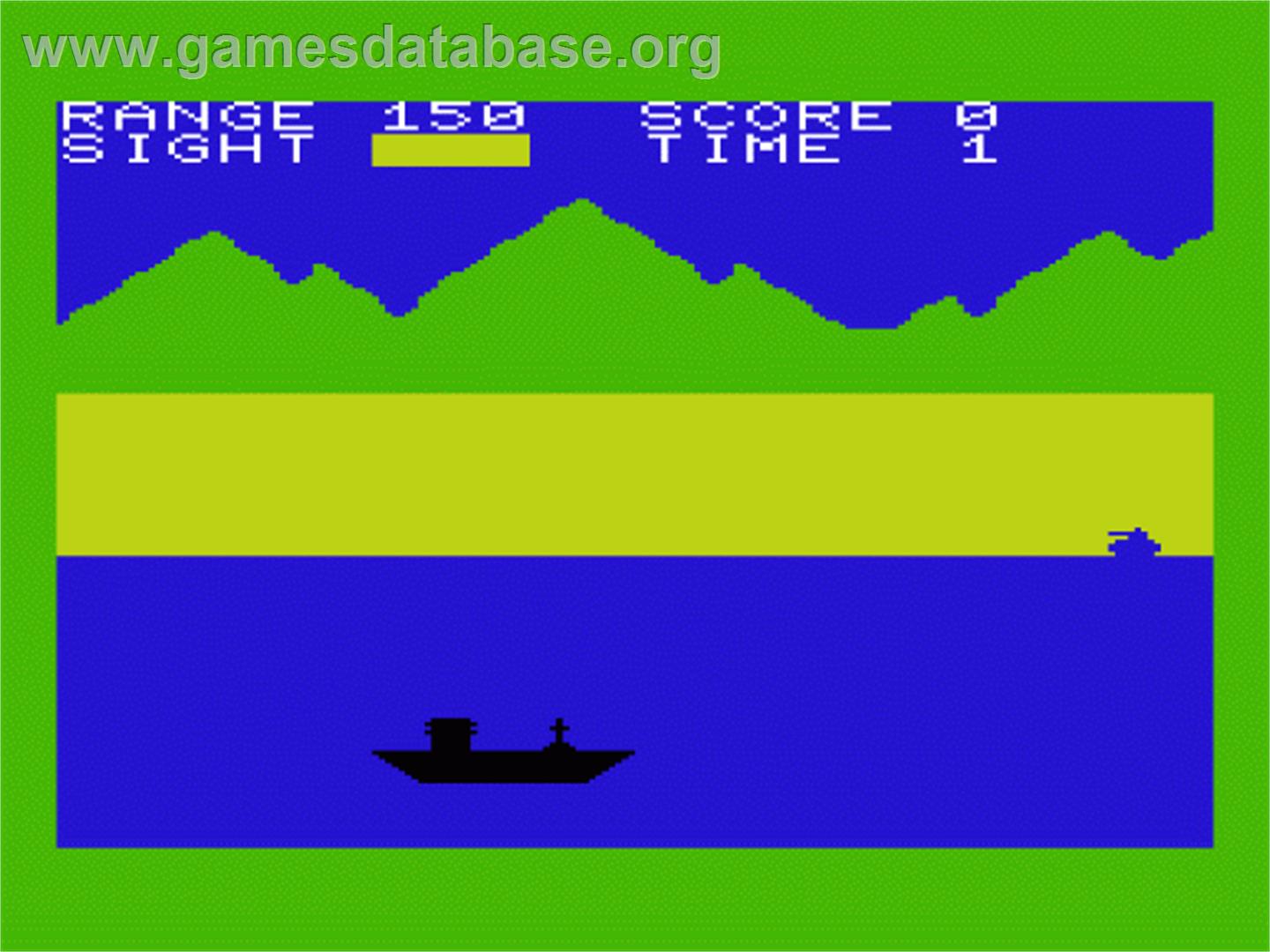 Naval Attack - Commodore VIC-20 - Artwork - Title Screen
