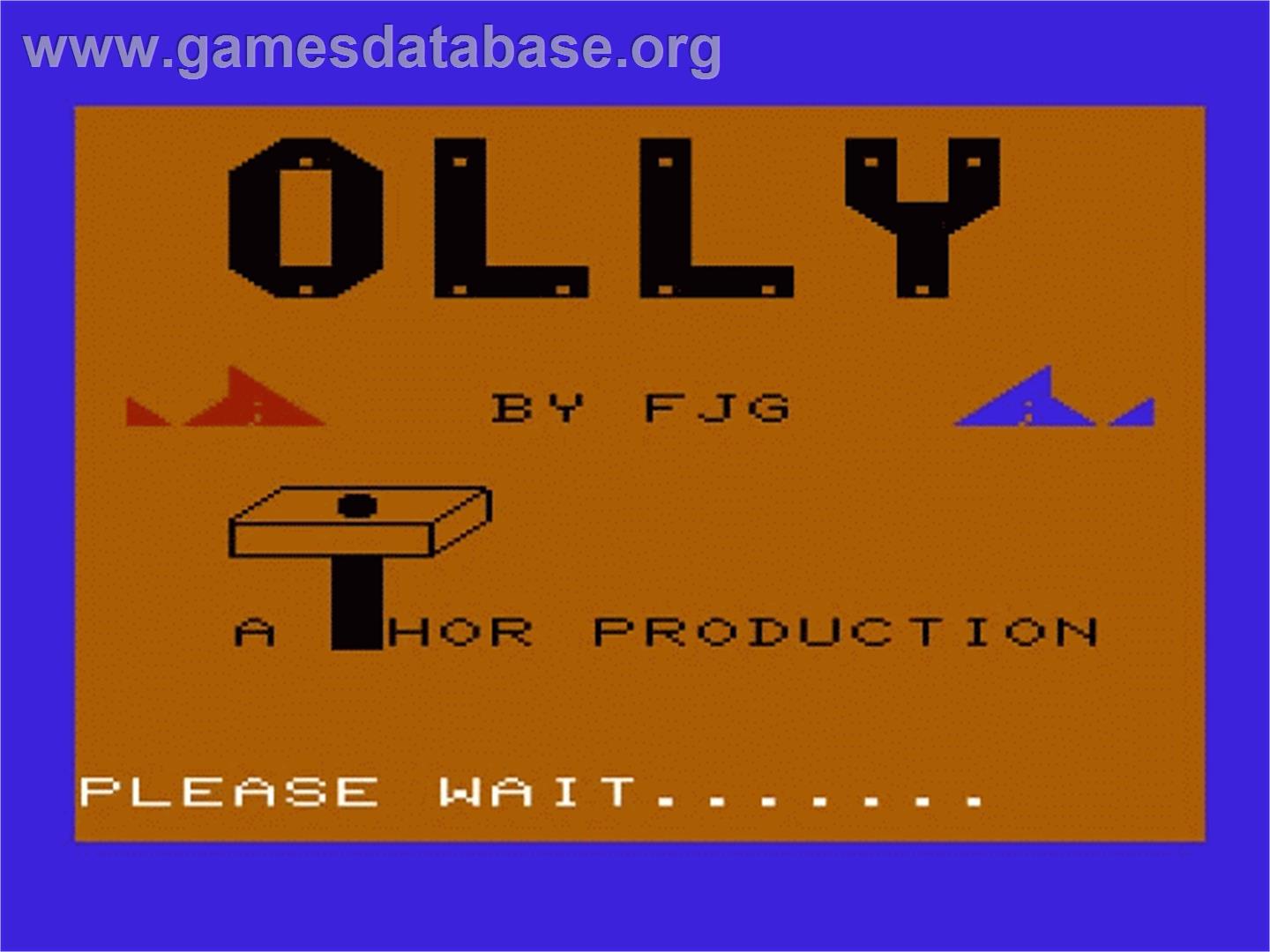 Olly - Commodore VIC-20 - Artwork - Title Screen