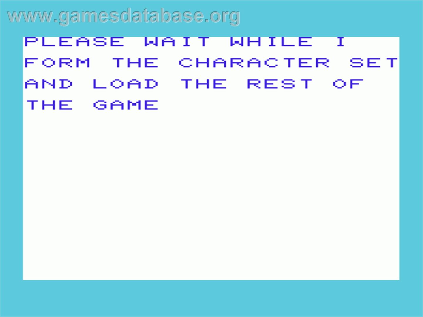 Pan Attack - Commodore VIC-20 - Artwork - Title Screen