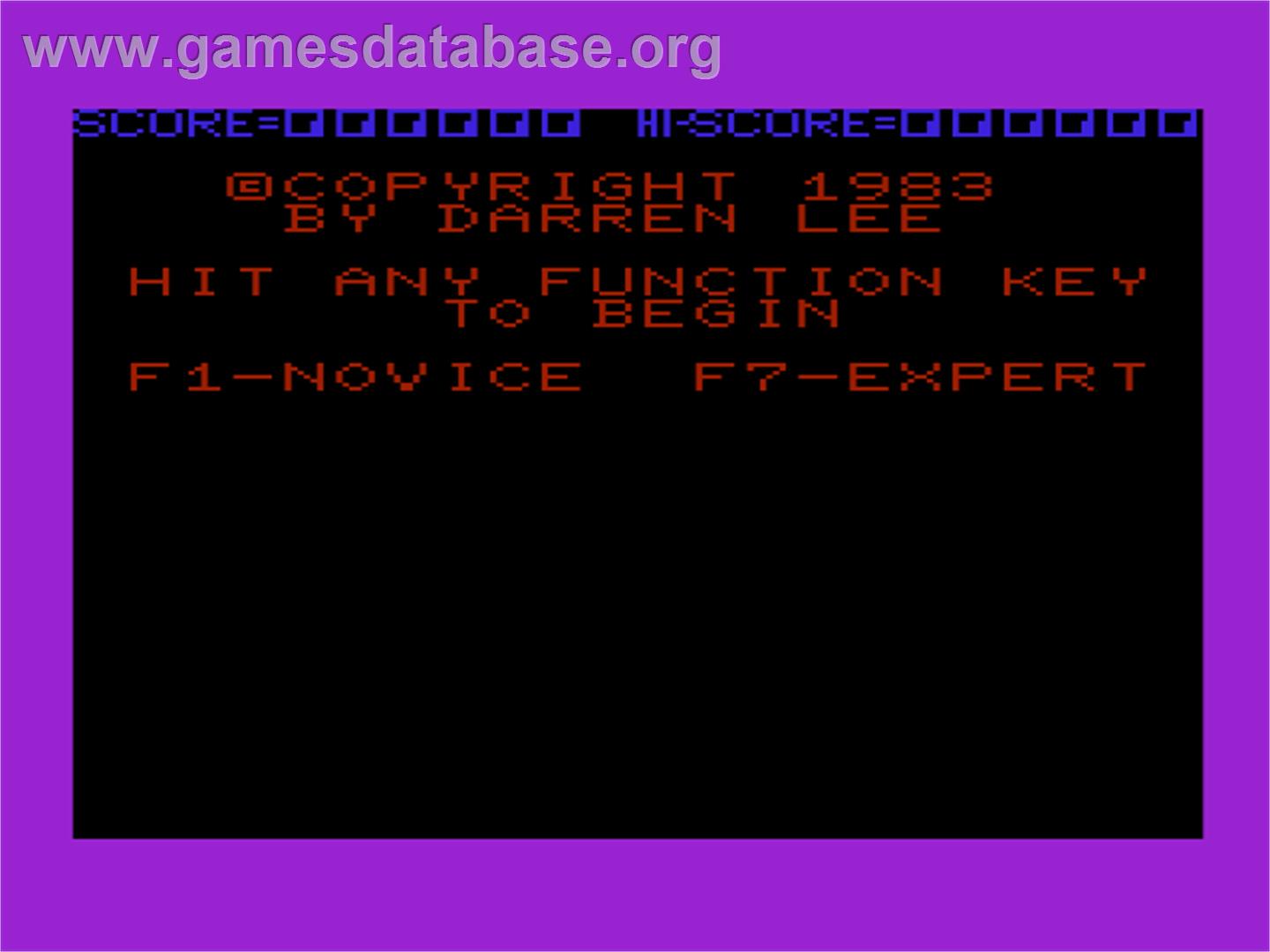 Repel - Commodore VIC-20 - Artwork - Title Screen