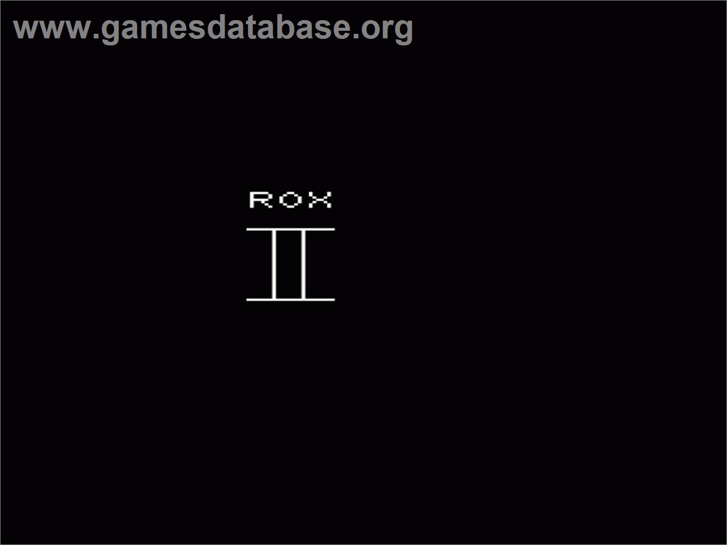 Rox 2 - Commodore VIC-20 - Artwork - Title Screen