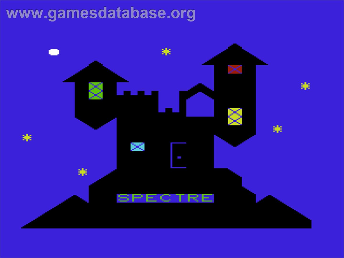 Spectre - Commodore VIC-20 - Artwork - Title Screen