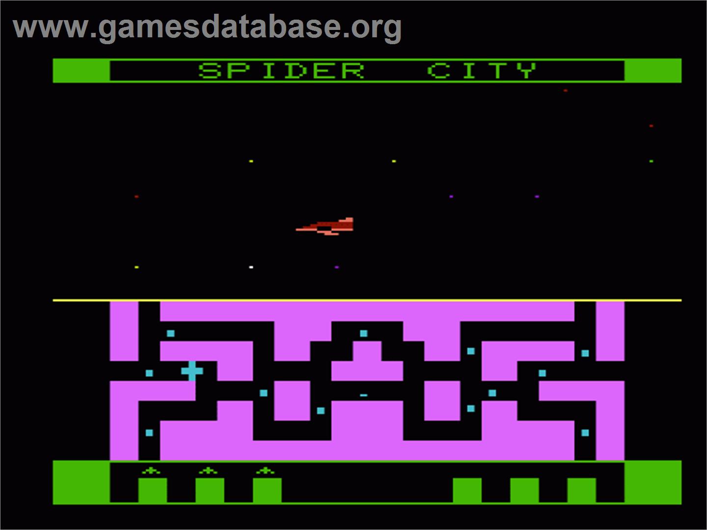 Spider City - Commodore VIC-20 - Artwork - Title Screen