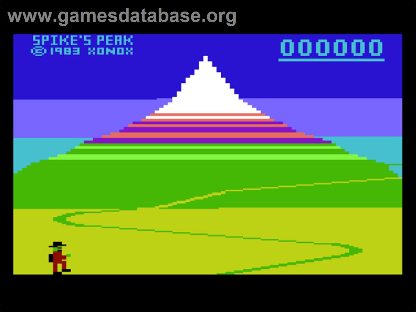Spike's Peak - Commodore VIC-20 - Artwork - Title Screen