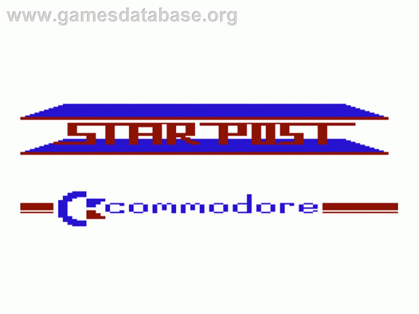 Star Post - Commodore VIC-20 - Artwork - Title Screen