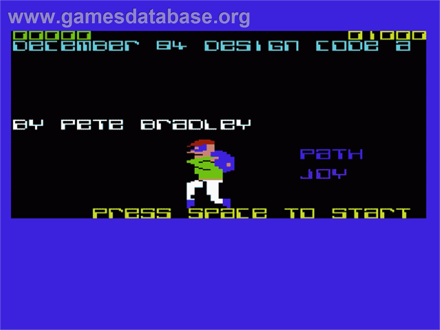 Villain - Commodore VIC-20 - Artwork - Title Screen