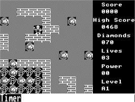 In game image of Boulder Crash on the Dragon 32-64.