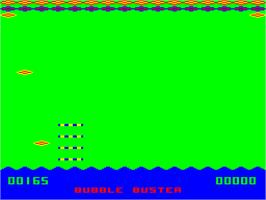 In game image of Bubble Buster on the Dragon 32-64.