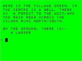 In game image of Danger Island on the Dragon 32-64.