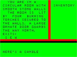 In game image of Franklin's Tomb on the Dragon 32-64.