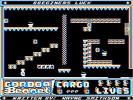 In game image of Gordon Bennet on the Dragon 32-64.