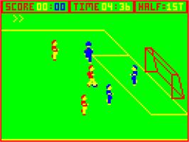 In game image of Indoor Football on the Dragon 32-64.