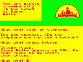 In game image of Juxta Position - Barons Of Ceti V on the Dragon 32-64.
