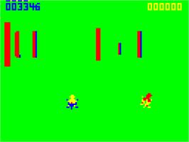 In game image of Return Of The Jet-i on the Dragon 32-64.