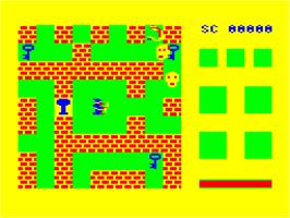 In game image of Wizard's Lair, The on the Dragon 32-64.