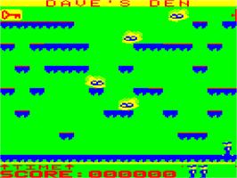 In game image of Yumping Yosser on the Dragon 32-64.