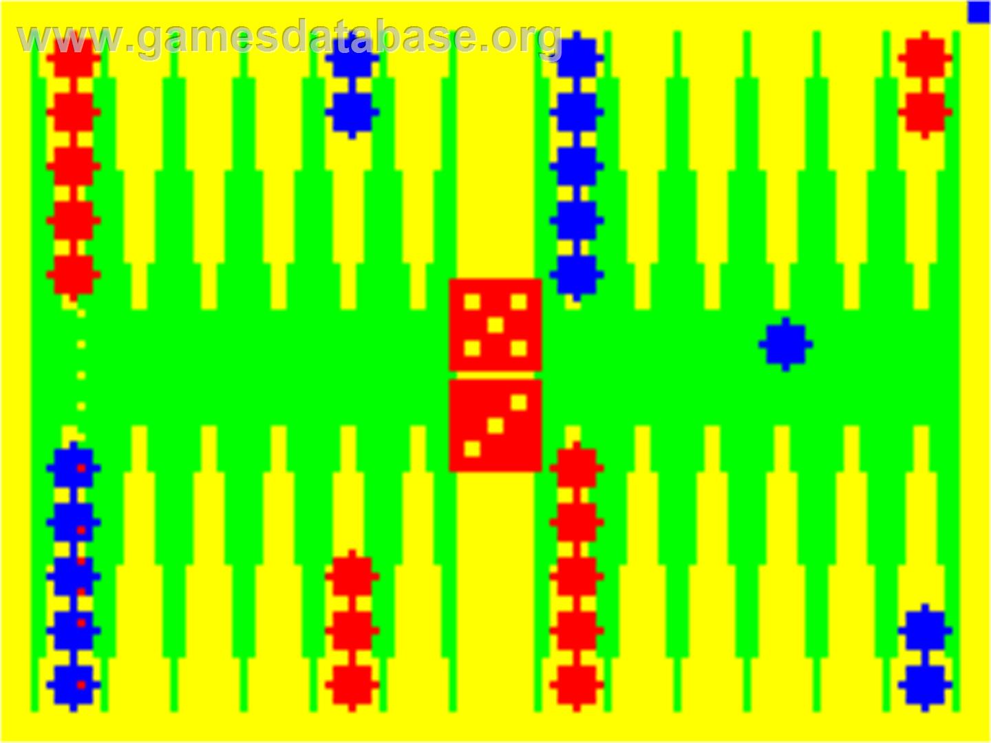 Backgammon (Microdeal) - Dragon 32-64 - Artwork - In Game