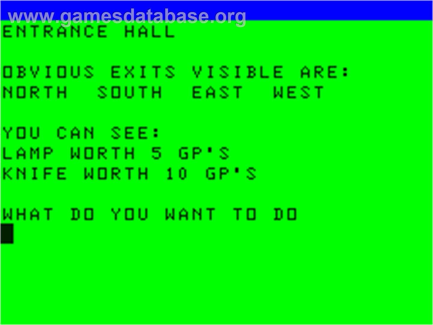 Caverns Of Doom (Microdeal) - Dragon 32-64 - Artwork - In Game
