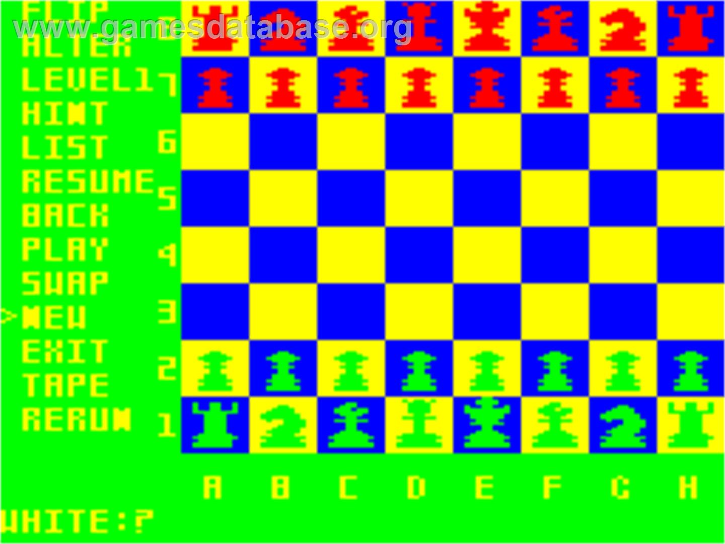 Dragon Chess - Dragon 32-64 - Artwork - In Game
