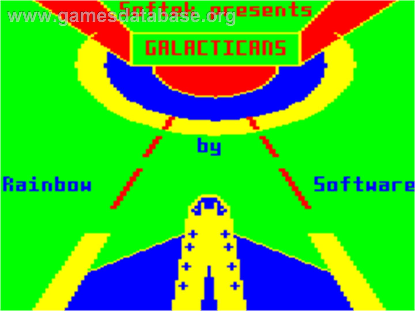 Galacticans - Dragon 32-64 - Artwork - In Game