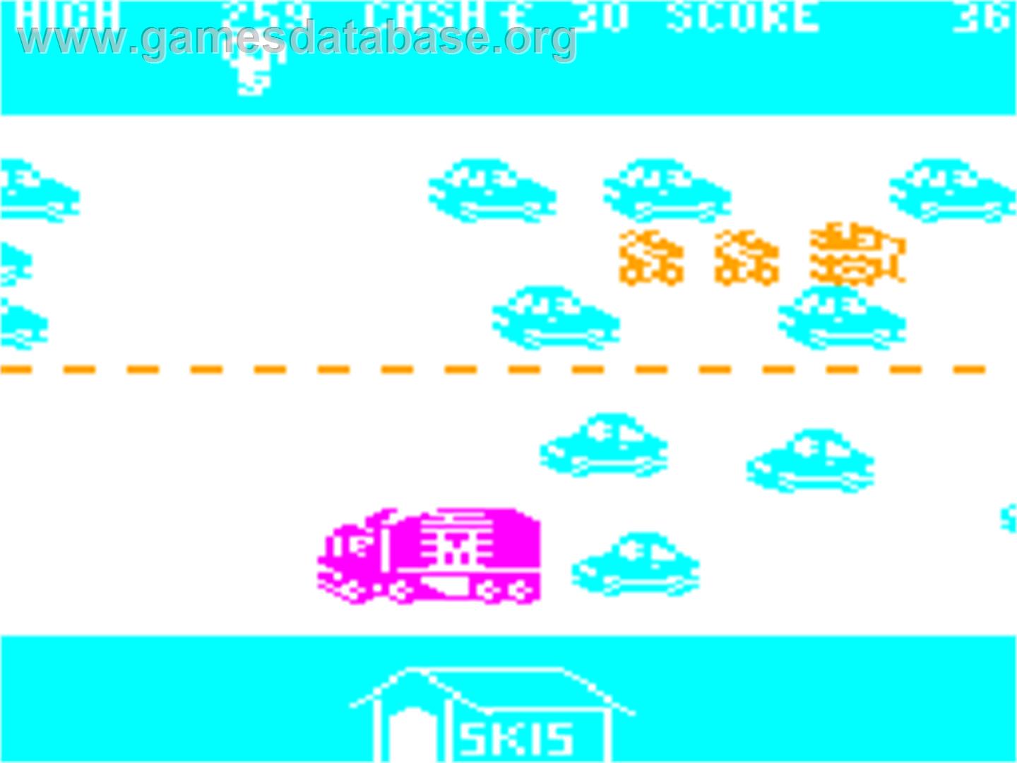 Horace Goes Skiing - Dragon 32-64 - Artwork - In Game