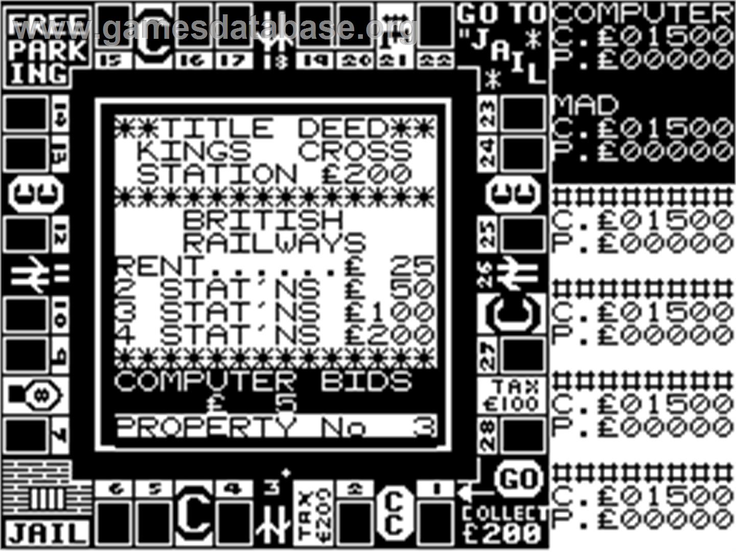 Hotel on Mayfair - Dragon 32-64 - Artwork - In Game