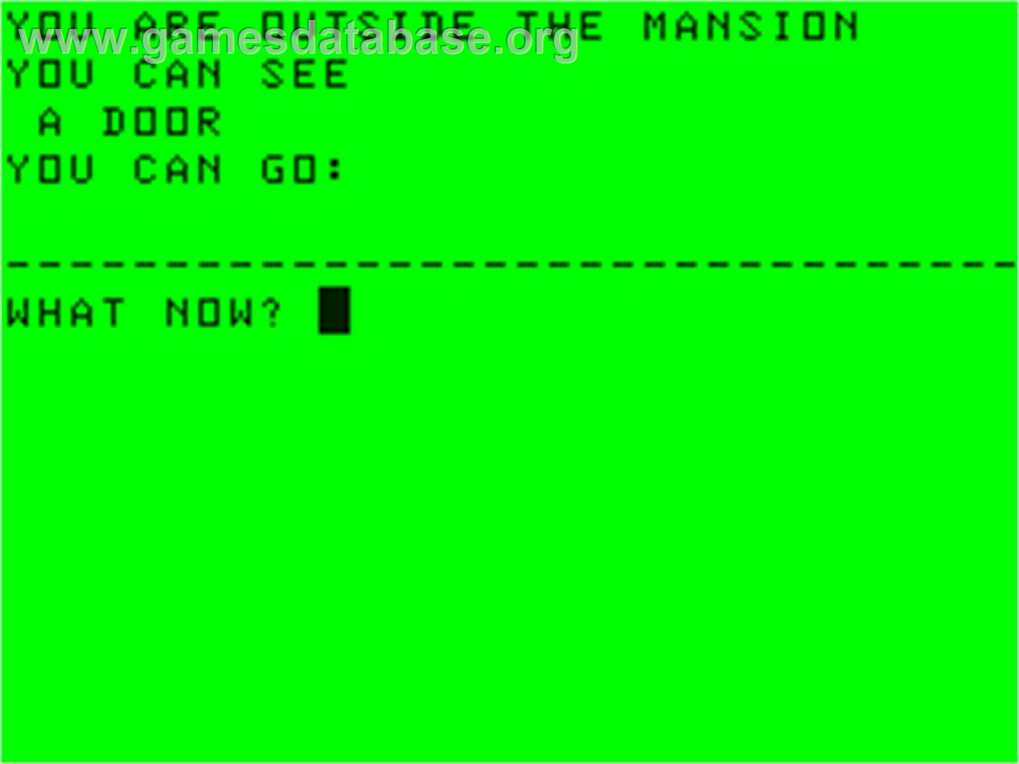 Mansion Of Doom - Dragon 32-64 - Artwork - In Game