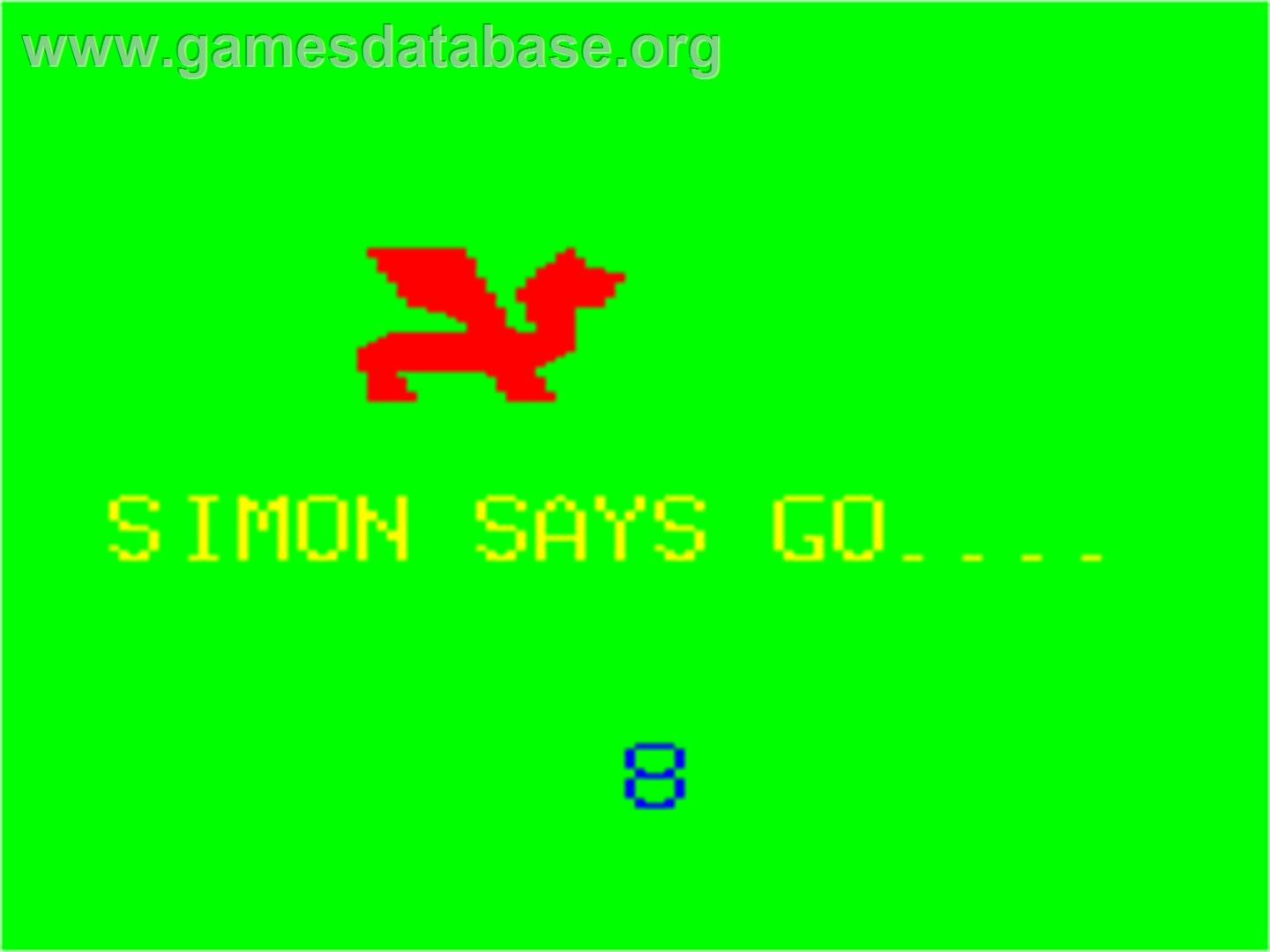 Simon Says - Dragon 32-64 - Artwork - In Game