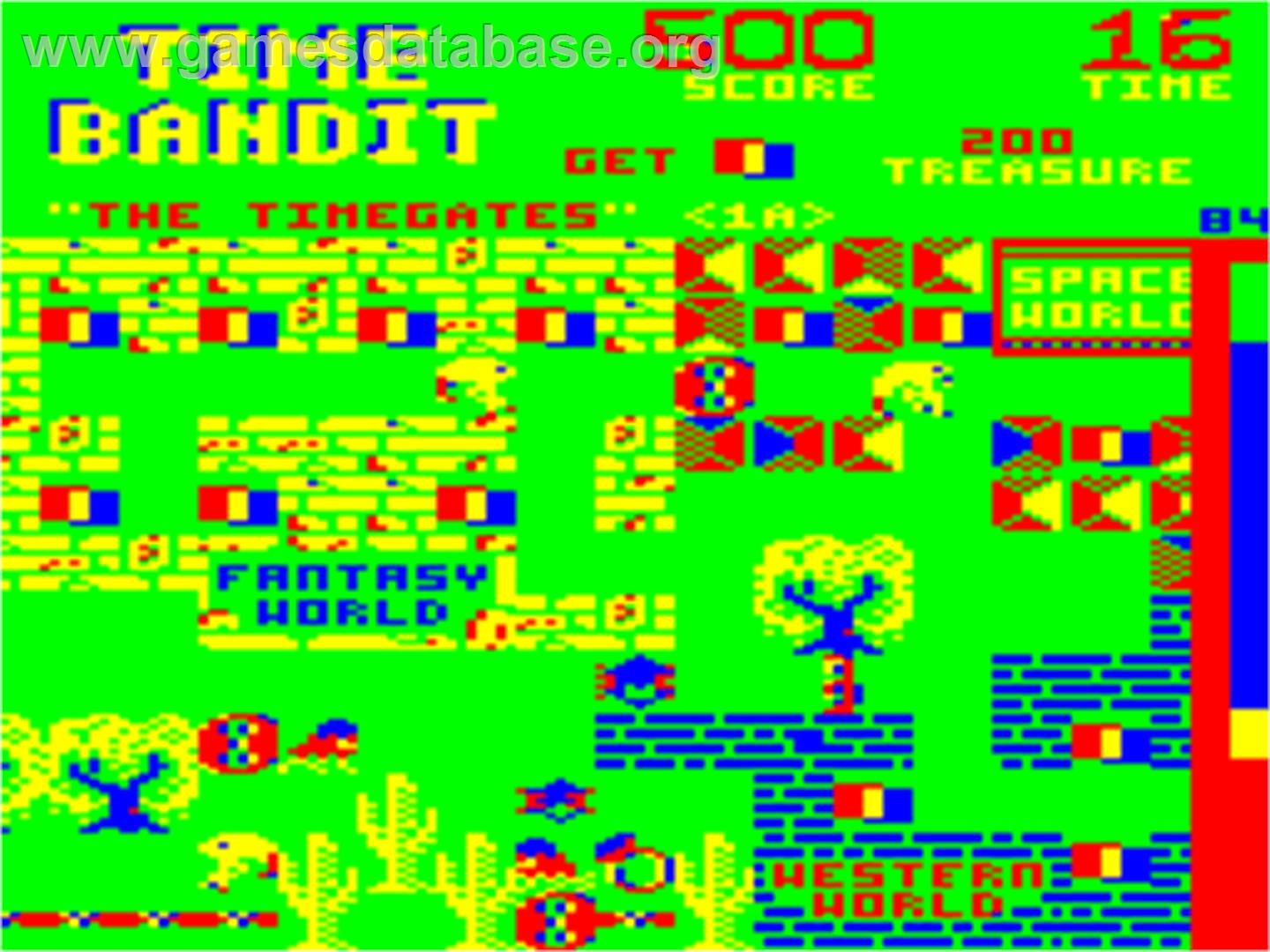 Time Bandit - Dragon 32-64 - Artwork - In Game