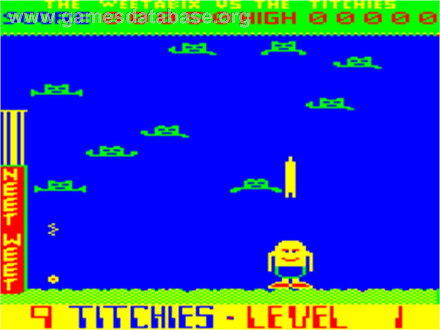 Weetabix Versus The Titchies - Dragon 32-64 - Artwork - In Game