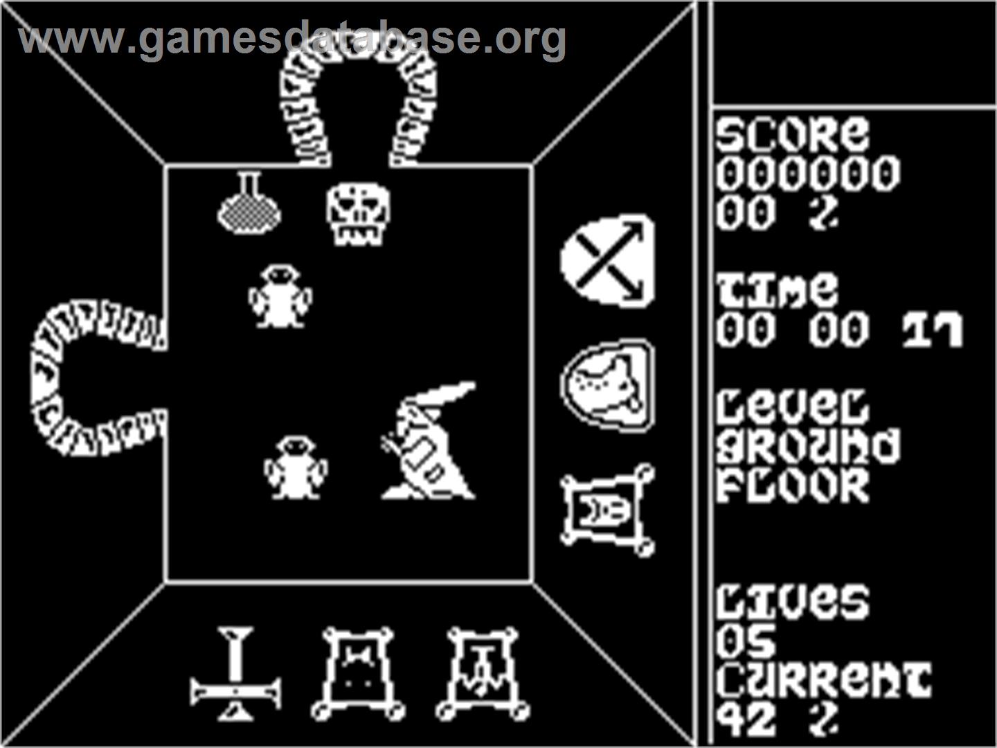 Wizards Quest - Dragon 32-64 - Artwork - In Game