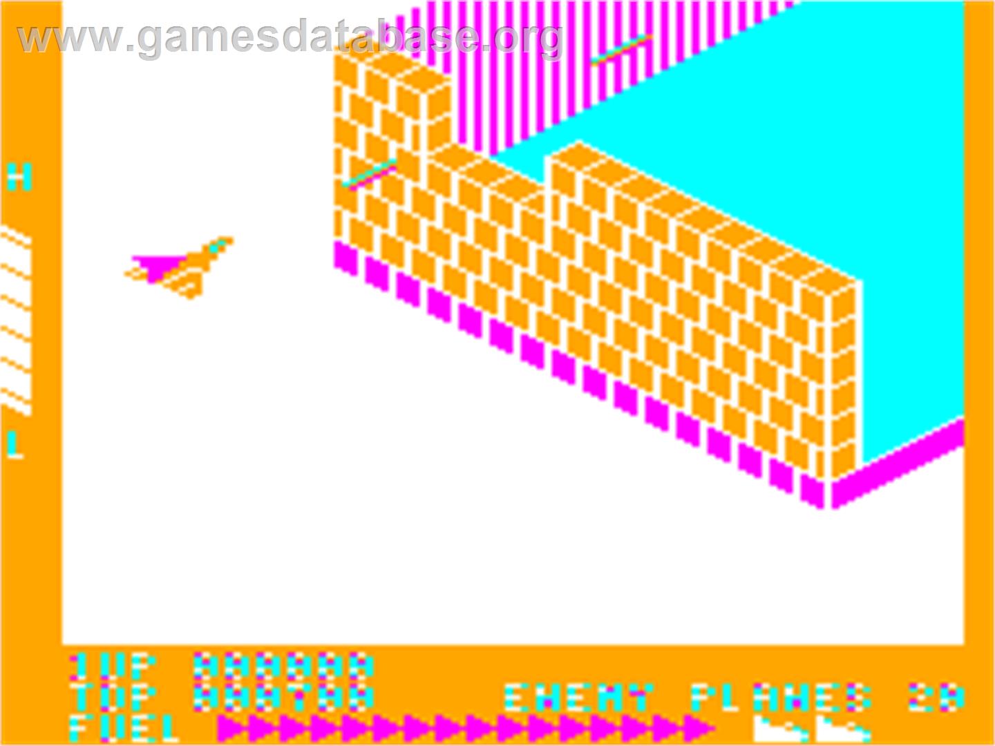 Zaxxon - Dragon 32-64 - Artwork - In Game