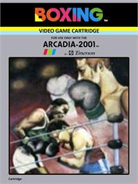 Box cover for Boxing on the Emerson Arcadia 2001.