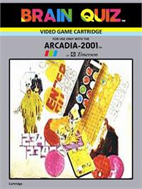 Box cover for Brain Quiz on the Emerson Arcadia 2001.