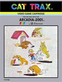 Box cover for Cat Trax on the Emerson Arcadia 2001.