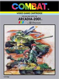 Box cover for Combat on the Emerson Arcadia 2001.