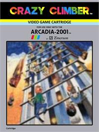 Box cover for Crazy Climber on the Emerson Arcadia 2001.
