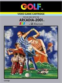 Box cover for Golf on the Emerson Arcadia 2001.