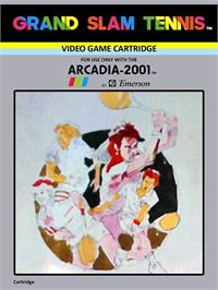 Box cover for Grand Slam Tennis on the Emerson Arcadia 2001.