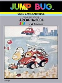Box cover for Jump Bug on the Emerson Arcadia 2001.