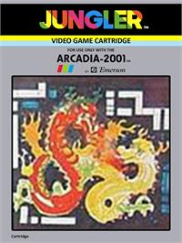 Box cover for Jungler on the Emerson Arcadia 2001.