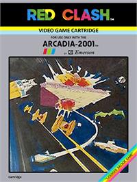 Box cover for Red Clash on the Emerson Arcadia 2001.