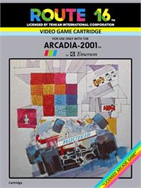 Box cover for Route 16 on the Emerson Arcadia 2001.
