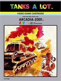 Box cover for Tanks a Lot on the Emerson Arcadia 2001.