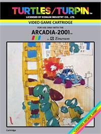 Box cover for Turtles / Turpin on the Emerson Arcadia 2001.